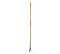 Kent & Stowe désherbeur Manuel 2 en 1 - Extracteur de Mauvaises Herbes en INOX, grattoir à Mousse avec Manche en Bois, Longueur : 157 cm