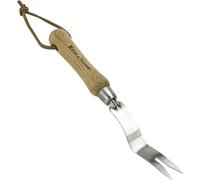 Kent & Stowe désherbeur manuel - Extracteur de mauvaises herbes en acier inoxydable, couteau sarcloir avec manche en frêne, longueur : 30 cm