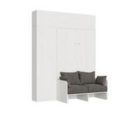 Kentaro Sofà Lit escamotable vertical 120 cm avec colonne et éléments hauts - ALESSIA 20