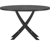 Kenya table de jardin Ø120cm noir.