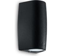 KEOPE Applique murale noire 2 ampoules
