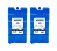 keplin Mega Ice Blocks Lot de 2 Blocs de Glace 750 ML - Liquide de Refroidissement Qui Reste Simplement congelé Plus Longtemps - 16 Heures et Plus - Boissons Faites Bien Plus Longtemps - Le Grand