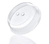Kerafactum Cloche Micro Onde, Cloche Alimentaire Ø 26 cm, Couvercle pour Micro Onde Transparent en PP, Couvercle Micro Ondes, Cloche Micro Ondes Anti eclaboussure Double Trou de préhension