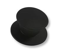 Kerafactum® silicone universel poigne de remplacement couvercle casserole bouton adapt pour en couvercle verre rsistant la chaleur ronde 1 x noir