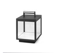 Kerala Lampe Baladeuse Led D'extérieur Rechargeable Métal/Verre H27cm Gris