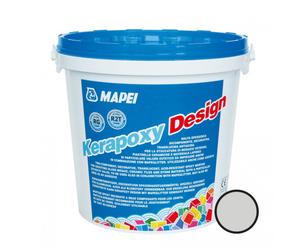 Kerapoxy Design Mortier époxy décoratif, antiacide, Joint carrelage mosaïque, piscine et plus, Gris argent (MAPXED3111)