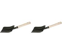 Kerbl 29485 Pelle à Charbon étroite, Traditionnel, Noir (Lot de 2)
