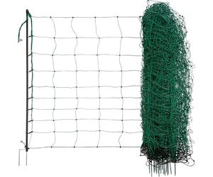 Kerbl AKO OviNet Schafnetz Länge 50 m, Höhe 108 cm, inkl. 15 Pfähle Doppelspitze