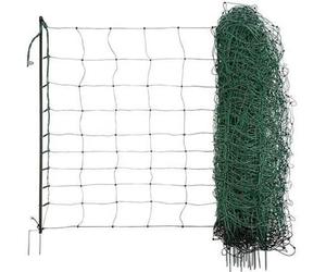 Kerbl AKO OviNet Schafnetz Länge 50 m, Höhe 90 cm, inkl. 15 Pfähle Doppelspitze