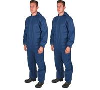 Kerbl Combinaison Bleue jetable en polypropylène 3432 Taille L (Lot de 2)