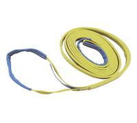Kerbl Elingue Double Boucle 2 m/ 90 mm/Jaune/ 3 000 kg/ 6 000 kg