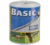 Kerbl Fil poly de clôture Basic 500 m 441598 pour chevaux Blanc