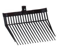 Kerbl Fourche à fumier pour chevaux orig. Aubiose plastique, sans manche
