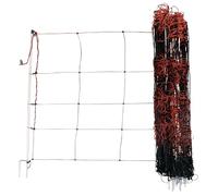 KERBL TitanLight Schafnetz Doppelspitze  50 m x 90 cm (Orange/Schwarz)