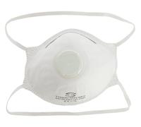 Kerbl Masque anti poussière fine FFP2 NR D - 10 pièces avec valve d'expiration / contre les poussières fines