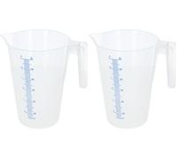 Kerbl Mesureur 3 l en Plastique avec échelle graduée, empilable (Lot de 2)