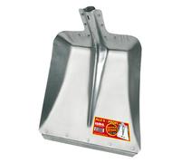 Kerbl Pelle aluminium Taille 9 - Pro argentée, extra solide, dimension extérieure : 36 cm