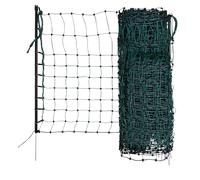 Kerbl Pet Filet pour Lapins électrifiable 65 cm, Filet de clôture, clôture pour Lapins, Simple Pointe, Vert, 50 m, 15 piquets, Protection Contre Les Animaux Sauvages, Garantie 3 Ans, stabilité aux UV