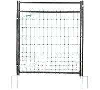 Kerbl Porte pour Filet de clôture électrique (pour Filets jusqu'à 106 cm, Largeur d'ouverture 86 cm, Montage Rapide, électrifiable, Passage pour Filets de clôture de pâturage) 446517