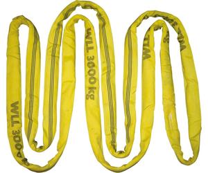 Kerbl Rundschlinge Umfang 6 m, Farbe gelb, Zugkraft direkt 3000 kg
