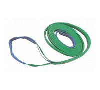 Kerbl Elingue double boucle 6 m, verte, 2000 kg de charge admissible testée GS selon la norme DIN EN 1492-1
