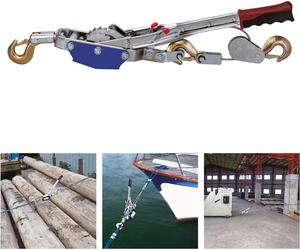 Kerbl Seilzug mit Ratsche Hand Power Puller (360° drehbar, Seillänge 3 m) 37117