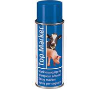 Kerbl Spray de marquage, Spray de marquage pour bovins, Bleu, aérosol de 500ml, porcins, caprins, Couleur Intense, séchage Rapide