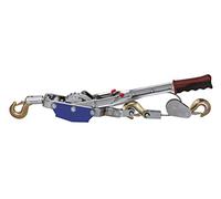 Kerbl works Palan à câble avec cliquet Hand Power Puller, palan à cliquet, 78x9x11cm, acier, plastique, charge de rupture 4000kg, charge max. 1250kg, 3m, levier pour poids lourds
