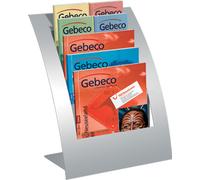 kerkmann Porte-brochures de table Varia, DIN A4 vertical, 5 compartiments