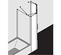 Kermi Pega cabine de douche pentagonale PEF5310020VNK 100x100x200cm, argent brillant TSG SR Arena C