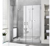 Kermi Diga Porte pliante, pour niche, DI2T412020VAK, DI2T4