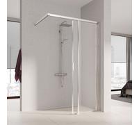 Kermi Liga Paroi de douche à l’italienne avec élément coulissant, LIJ2R10018VPK, LIJ2R