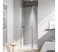 Kermi Liga Porte battante, avec élément annexe, pour niche, pour paroi latérale, LI1OL15020VPK, LI1OL