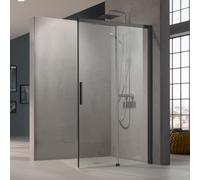 Kermi Nica Porte coulissante, avec élément fixe, pour paroi latérale, NID2R103203PK, NID2R