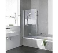 Kermi paroi de baignoire Diga DI2PR120152PK 120x150cm, blanc, verre de sécurité trempé transparent, droite