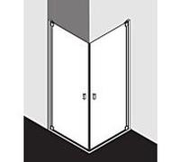 Kermi Raya portes battantes entrée coin RA1ER09020VPK de 90x200cm, STG clair KermiClean, partie droite de la moitié