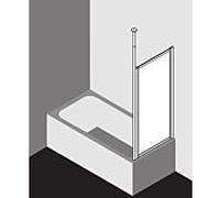 Kermi Vario 2000 panneau latéral V2TWD080142AK 71.4-74.6x140cm, blanc , TSG clear