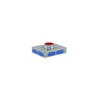 Kermi x-well Distributeur VMF1, plat DN125, à 8 voies - Y2201075018K
