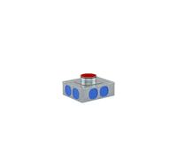Kermi x-well distributeur VMR1, rond NW125, à 8 voies - Y2202000020K