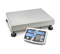 Kern Balance de comptage avec clavier numérique, capacité max. 30 kg/60 kg, graduation 0,5 g/1 g, reproductibilité 0,5 g/1 g, linéarité 2 G/4 G, plateau de mesure 400 x 300 x 128 mm (Inox)