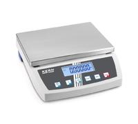 Kern FKB 65K1 - Balance de table à haute résolution, avec plateau de pesée robuste en acier inoxydable, Portée [Max]: 65 kg, Lecture [d]: 1 g, Poids min. par pièce [Comptage] g/pièce: 20 g