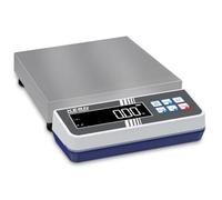 KERN FKS 3K-4 IoT Balance de table en acier inoxydable 3 kg 0,2 g IP65 | Balance de table robuste en acier inoxydable IoT avec plage de pesée de 3 kg, lisibilité de 0,2 g et protection IP65