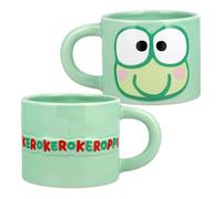 Paladone Tasse Verte Keroppi, Produit Officiel Sanrio Hello Kitty & Friends, Grande Tasse en Céramique 400 ml pour Café, Thé ou Chocolat Chaud, Cadeau Kawaii pour Filles, Femmes et Ados