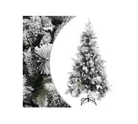 vidaXL Sapin de Noël 225 cm - Flocons de neige