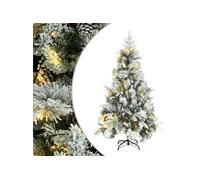 vidaXL Sapin de Noël pré-éclairé 195 cm