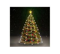 Guirlande Lumineuse D'arbre De Noël 180 Led Blanc Froid 180 Cm Vidaxl
