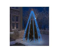 Kerstboomverlichting met 300 LED's blauw net 300 cm328890