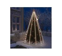 Kerstboomverlichting met 300 LED's koudwit net 300 cm328889