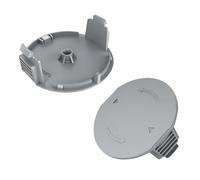 KERYBW 2 Pièces Couvercle de Bobine de Débroussailleuse Compatible avec Bosch 1600A01R5J, Remplacement de Couvercle de Débroussailleuse pour Bosch Universal GrassCut 18, Universal GrassCut 18-26