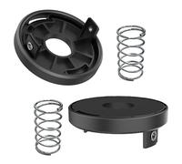 KERYBW couvercles de bobine de débroussailleuse, compatibles avec Einhell TLE-01-1, pour Einhell GE-CT 36/30 LI E SOLO(2 capuchons de bobine + 2 ressorts)
